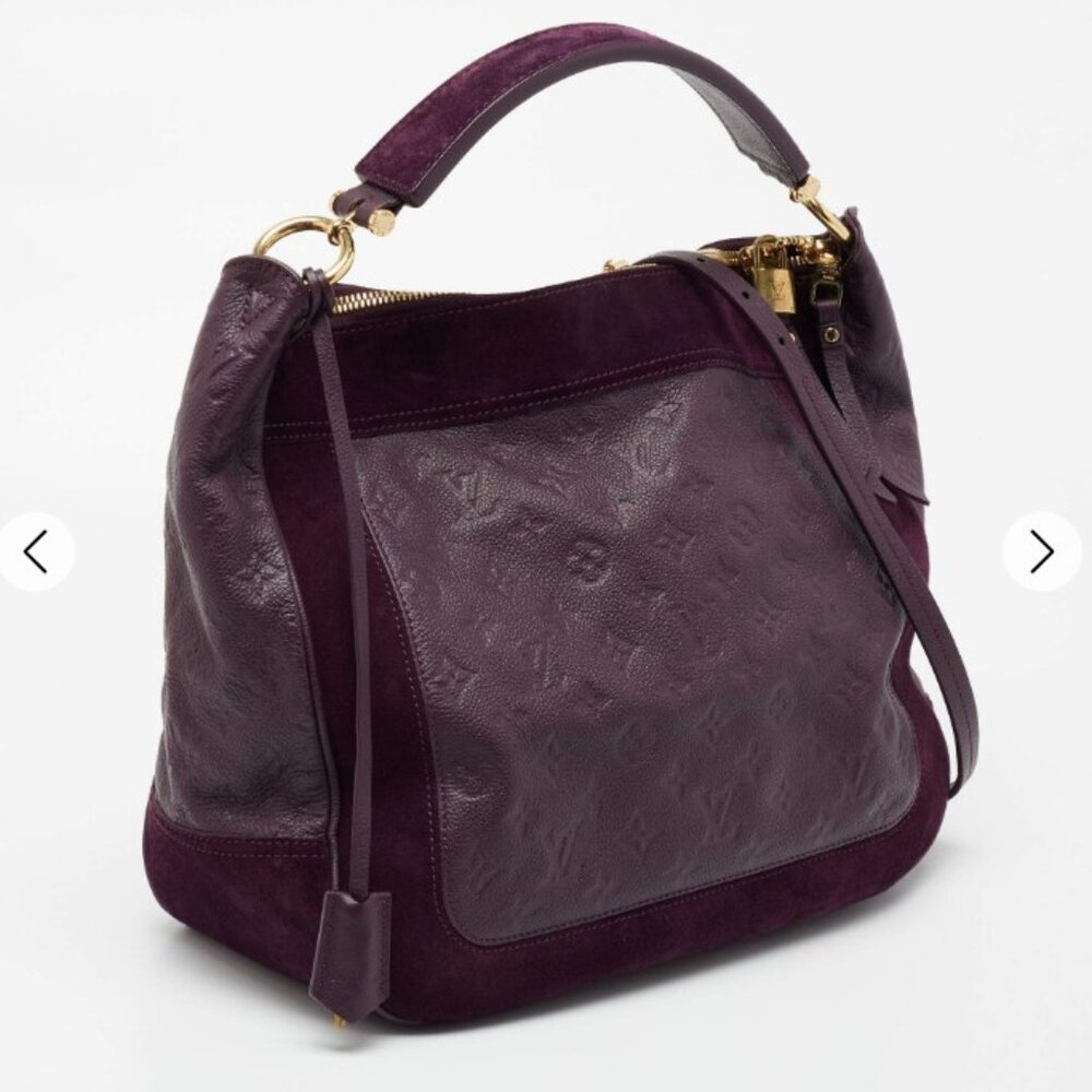 Louis Vuitton Terre Monogram Empreinte Leather Audacieuse GM Bag EUC!!!